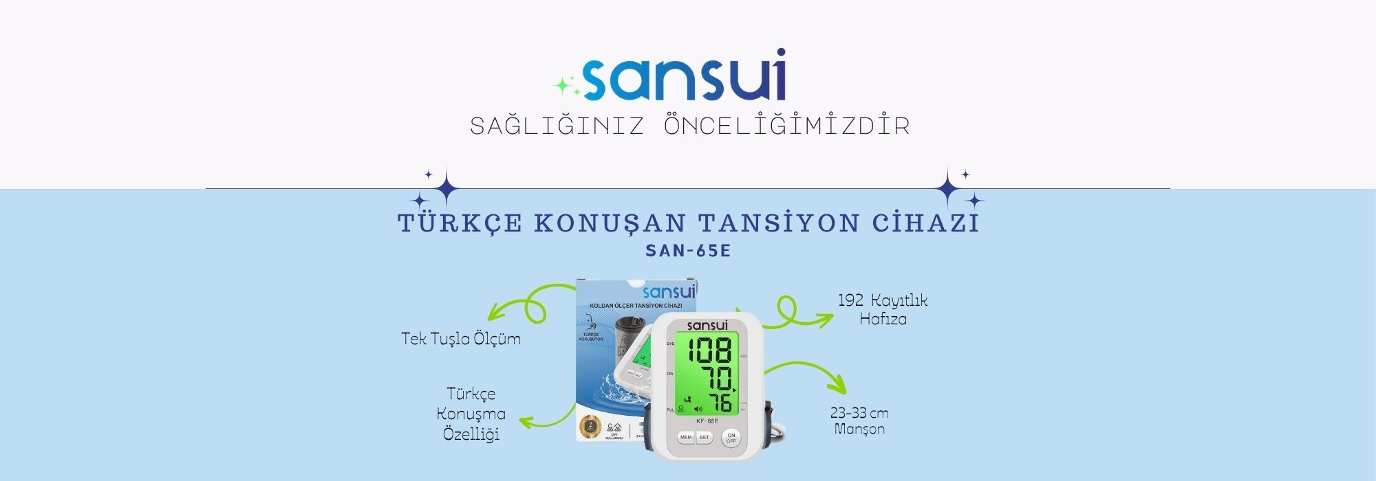 Türkçe Konuşan Tansiyon Cihazı