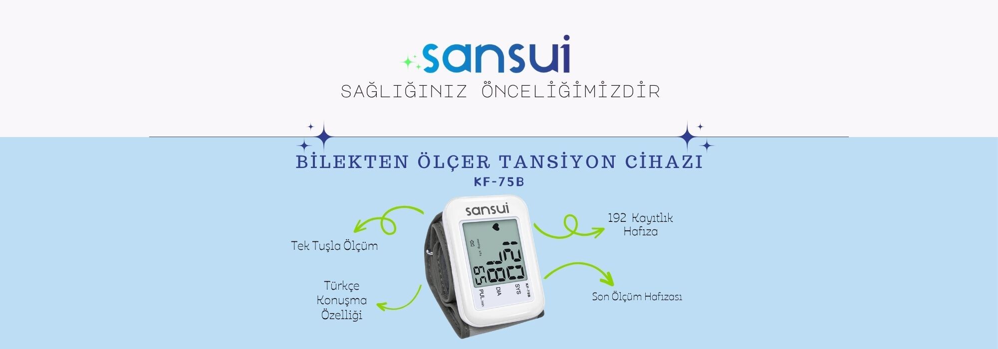 Bilekten Ölçer Tansiyon Cihazı